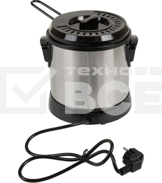 Фритюрница Kitfort КТ-2009 1000Вт серебристый/черный