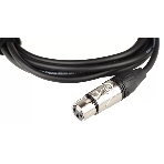 Кабель микрофонный FORCE FMC-05/3XLR (M) - XLR (F), высококачественный балансный, малошумящий с проводниками из безкислородной меди OFC, диаметр 6 мм, профессиональные металлические разъемы, длина 3 м, цвет черный, фото2