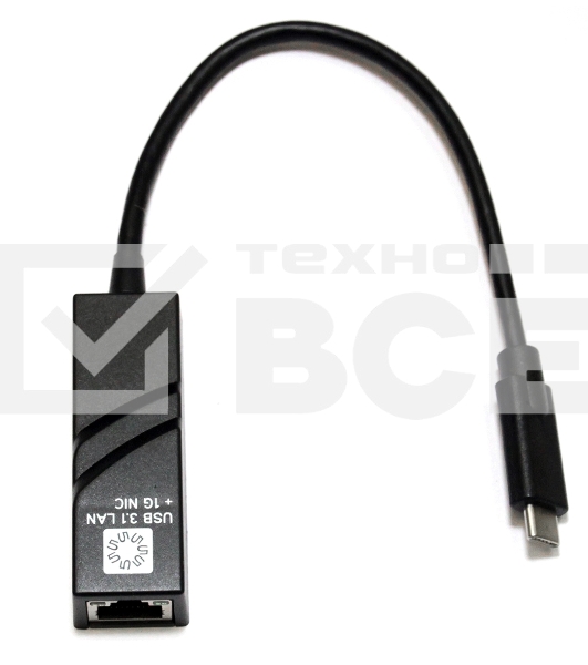 Кабель-адаптер 5bites UA3C-45-07BK   USB3.1 / RJ45 1G / BLACK