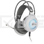 Наушники с микрофоном Оклик HS-L300G White белый 2.2м мониторные USB оголовье (1796952), фото13