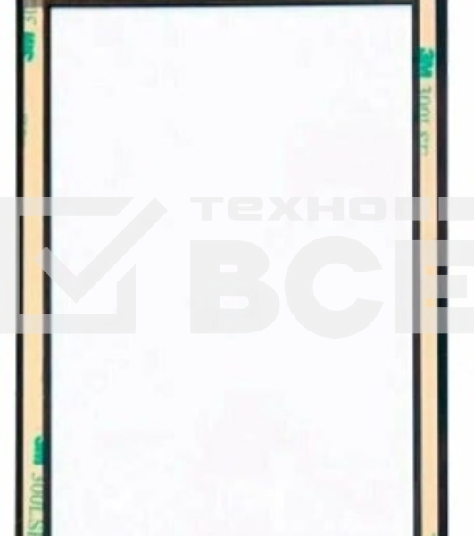 Сенсорное стекло (тачскрин) ZLD070038MQ72-F-A, черное
