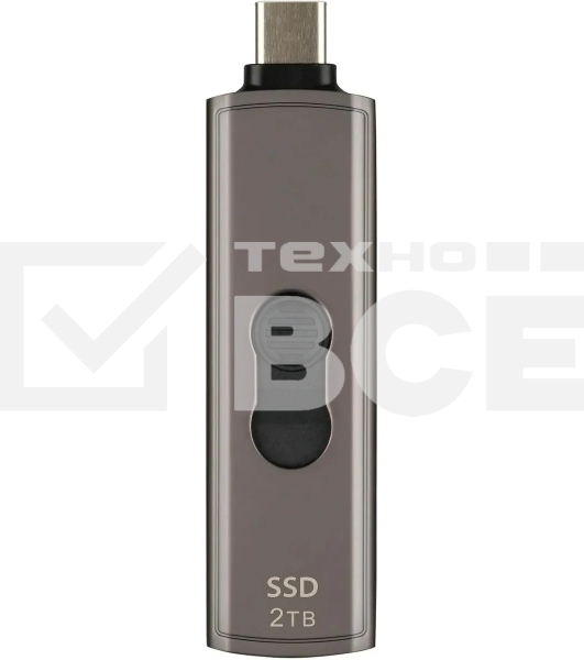 Внешний накопитель SSD Transcend USB-C 2TB TS2TESD330C ESD330C серый