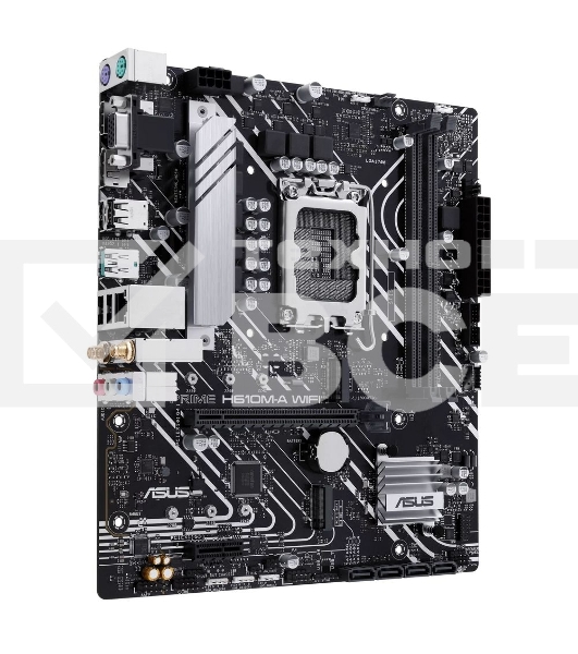 Материнская плата ASUS PRIME H610M-A WIFI, LGA 1700, Intel H610, 2xDDR5, 4xSATA, 2xM.2, 1xPCIe 4.0 x16, 1xDP, 1xHDMI, 1xVGA, 1x1Gb LAN, 1xUSB 3.2 Gen 2, 4xUSB 2.0, 3x3.5 мм, 7.1, mATX