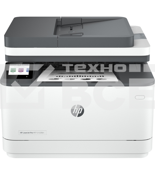 МФУ лазерный HP LaserJet Pro 3103fdn (3G631A), A4, ч/б, печ. 33 стр/мин., скан. до 19 стр/мин. (ч/б) 8 стр/мин. (цвет), 1200x1200 dpi, USB, Ethernet