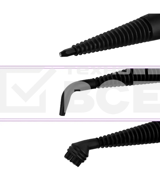 Пароочиститель ручной Kitfort КТ-9138-2 1050Вт черный/зеленый