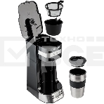 Кофеварка капельная Kitfort КТ-795 черный/нержавеющая сталь, исп. кофе - молотый, 0.42 л, 750 Вт., фото2