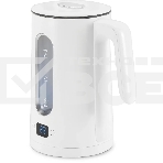 Чайник электрический Hyundai HYK-G5510 1.5л. 2200Вт белый/прозрачный корпус: стекло, фото2