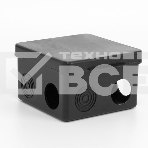 Коробка распределительная ОП 80х80х50мм 7 каб. вводов IP54 черный TOKOV ELECTRIC TKE-KR-80-80-50-C05, фото2