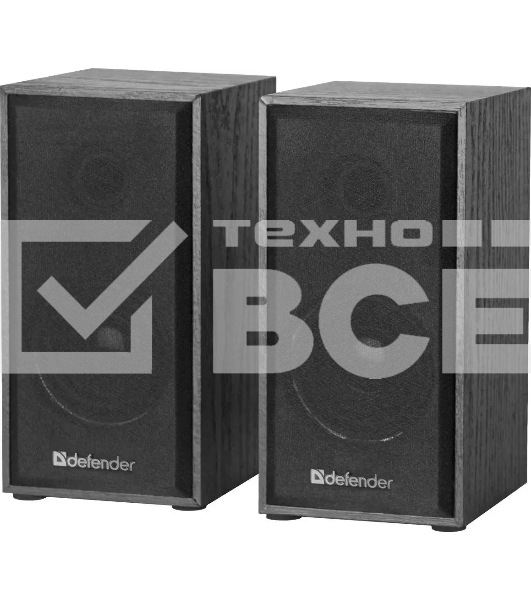 Колонки Defender SPK-240 2.0 black (2x3 Вт, USB пит, раз. д. науш.)