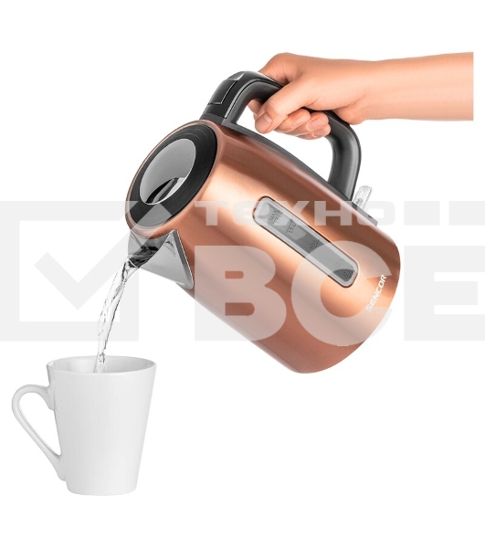 Чайник электрический Sencor SWK 7002CO 1.7 л, 2200 Вт, коричневый