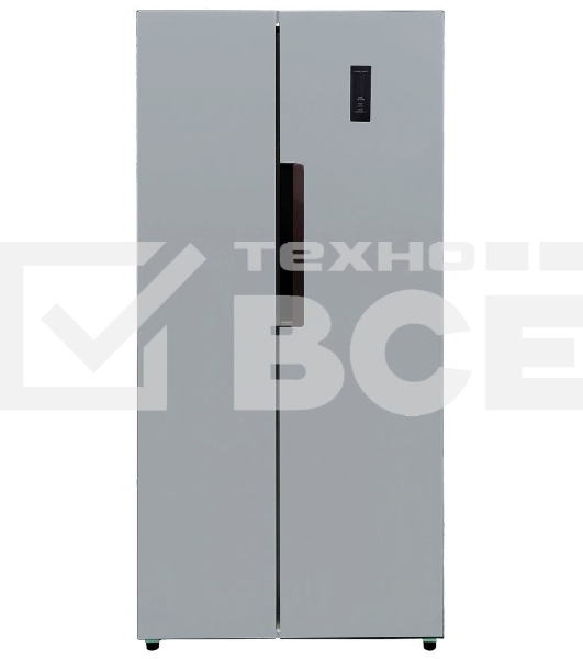 Холодильник LEX LSB520DsID темно-серебристый двухкамерный 286/174 л морозилка сбоку, No Frost, Side-by-Side