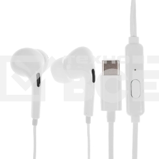 Наушники проводные Exployd (EX-HP-1469) Type-C/белый/1.2М/Blow