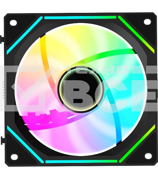 Вентилятор для корпуса Fan Ocypus Gaммa F12 UNI BK ARGb 3 IN 1 PWM черный