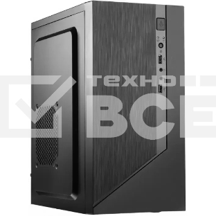Компьютерный корпус Сase Forza mATX, 450W, 2xUSB 2.0, Black, w/o FAN, 12 см fan PSU, power cord