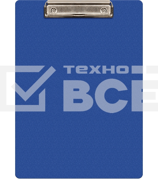 Папка-планшет Silwerhof Eco A4 пластик 1мм синий