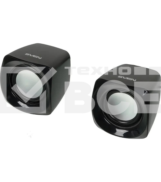 Акустическая система SVEN 120 2.0 черный 5Вт
