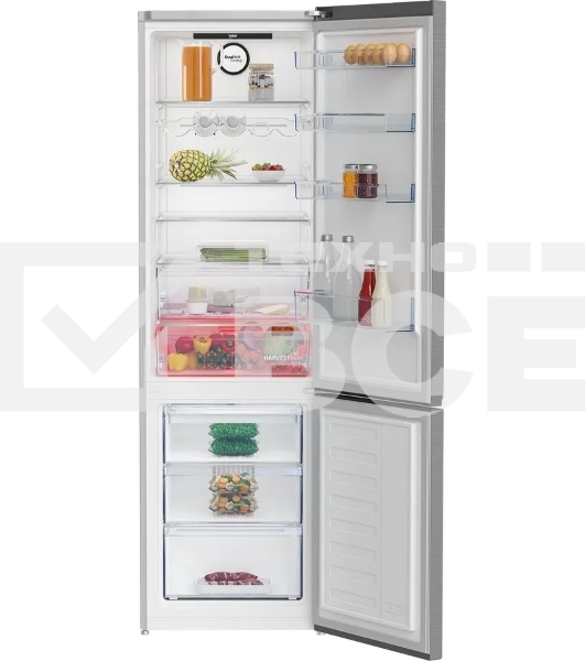 Холодильник Beko B3RCNK402HX нержавеющая сталь двухкамерный 257/100л морозилка снизу