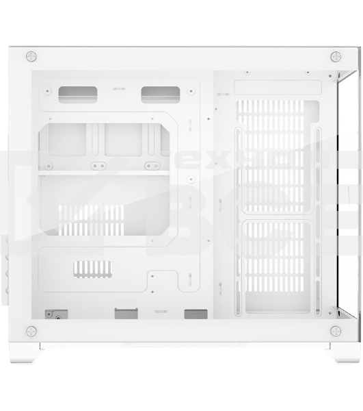 Компьютерный корпус 1STPLAYER MEGAVIEW MV6-T White / mATX / MV6-TP-WH