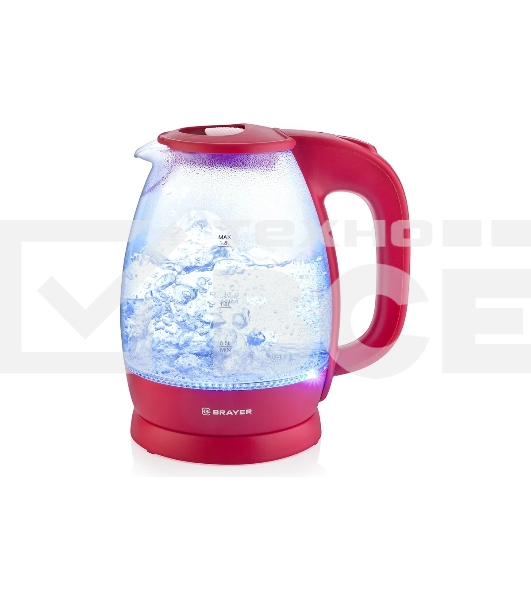 Чайник электрический BRAYER BR1045RD розовый