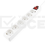 Сетевой фильтр Гарнизон ECL-6-W-5, 6р, 10А, 5м, ур.защиты 4, белый, пакет, фото9