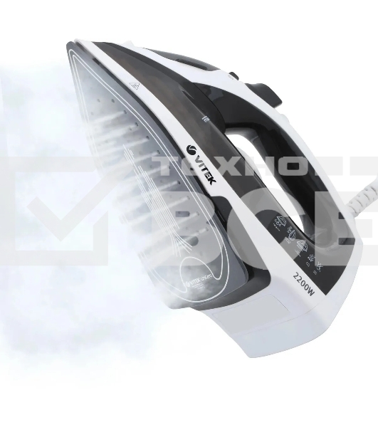 Утюг Vitek Metropolis VT-8338 серый/белый