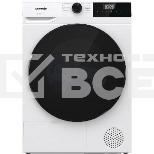 Сушильная машина Gorenje DHNA92/C белый, 9 кг, сушка - конденсационная, программ - 15, 59.5 x 84.5 x 67 см