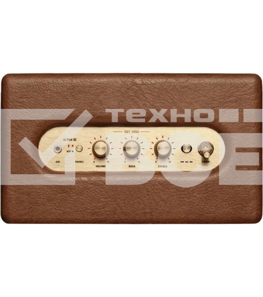 Колонка портативная Marshall Acton III коричневый 60W 2.1 BT/3.5Jack