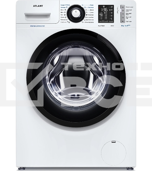 Стиральная машина Atlant СМА-80С1213-02 белый, цвет люка черный, загрузка фронтальная 8 кг, 1200 об/мин., класс: А+++