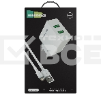 Сетевое зарядное устройство MORE CHOICE (4610196409028) NC11i СЗУ 2USB 2.4A для Lightning 8-pin белый, фото6