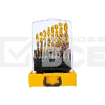 Набор сверл по металлу Denzel 1-10 мм, Р6М5К8-TiN, Golden Tip, 19 шт 723008, фото11