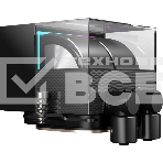Система охлаждения PCCooler DS360 BK (310W, 360мм, LED temp., Black, ARGb Pump/Fans: 3x120мм, 86.73CFM, 28dBA, 2200RPM/Pump height 67мм, 28dBA, 3200RPM, Rad thickness 27мм/S: 1851, 1700, 1200, 20XX, 115X, AM5, AM4), фото11
