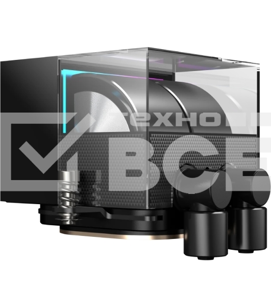 Система охлаждения PCCooler DS360 BK (310W, 360мм, LED temp., Black, ARGb Pump/Fans: 3x120мм, 86.73CFM, 28dBA, 2200RPM/Pump height 67мм, 28dBA, 3200RPM, Rad thickness 27мм/S: 1851, 1700, 1200, 20XX, 115X, AM5, AM4)