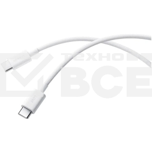 Кабель Xiaomi 3A Braided USB-C to USB-C Cable 1m белый