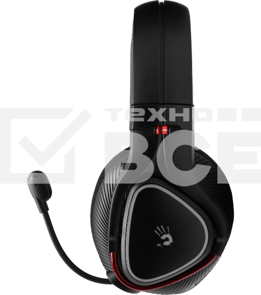 Наушники с микрофоном A4Tech Bloody MR720 черный мониторные BT/Radio оголовье (MR720 BLACK)