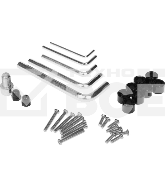 Кронштейн для мониторов ЖК Buro M042 черный 17'-27' макс.8кг настольный поворот и наклон