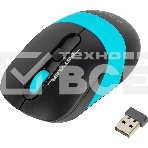 Комплект клавиатура+мышь A4Tech FStyler FG1010 беспроводной, USB, 2000 DPI, чёрный/синий, фото6