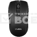 Мышь беспроводная SVEN RX-220W черный, 1600 dpi, радиоканал, USB, кнопки - 4, фото4
