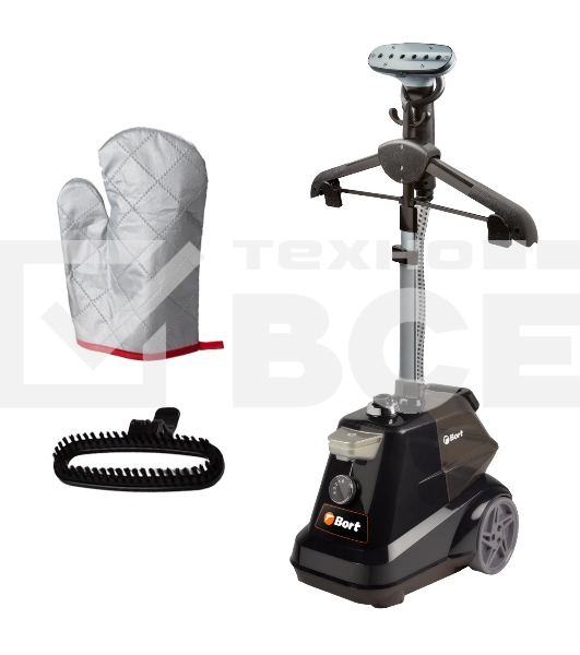Отпариватель Bort Comfort + Black Edition черный, 2350 Вт, 70 г/мин, 3000 мл