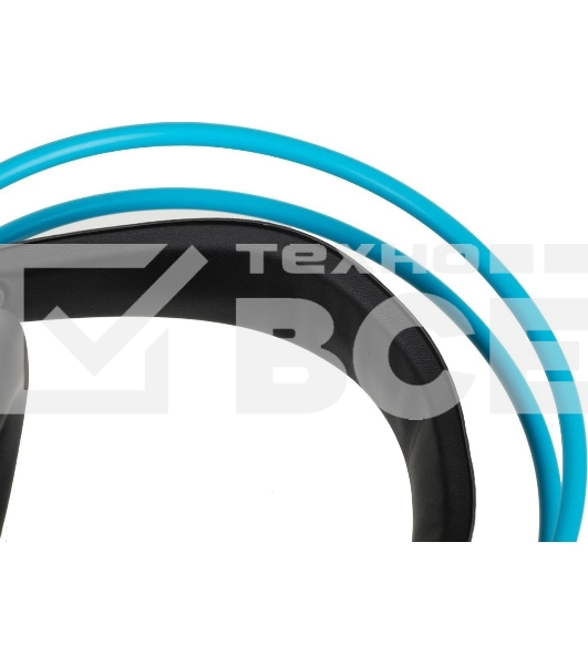 Гарнитура проводная с микрофоном A4Tech Fstyler FH200U серый/синий 2м накладные USB оголовье (FH200U BLUE)