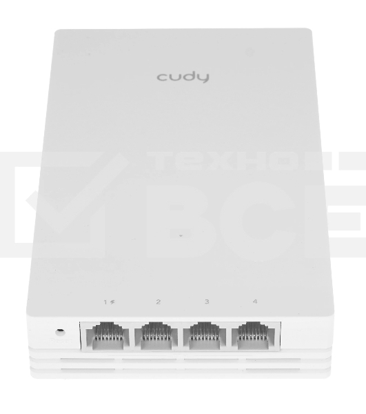 Точка доступа Wi-Fi Cudy AX3000 Gigabit Wall-Plate Wi-Fi 6 Access Point AX3000 Dual Band Wi-Fi 6 Wall Plate Access Point, Chipset MT7981+MT7531AE+MT7976CN, 802.11ax/ac/a/b/g/n, 2402Mbps at 5GHz + 574Mbps at 2.4GHz, 1 x Gigabit PoE-IN Port, 802.3af/at, 4 x Gigabit RJ45 ports, LAN1 support PoE Out, Cudy Mesh Support