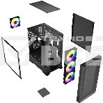 Корпус PowerCase Mistral Micro A13B, Micro-Tower, чёрный, фото2