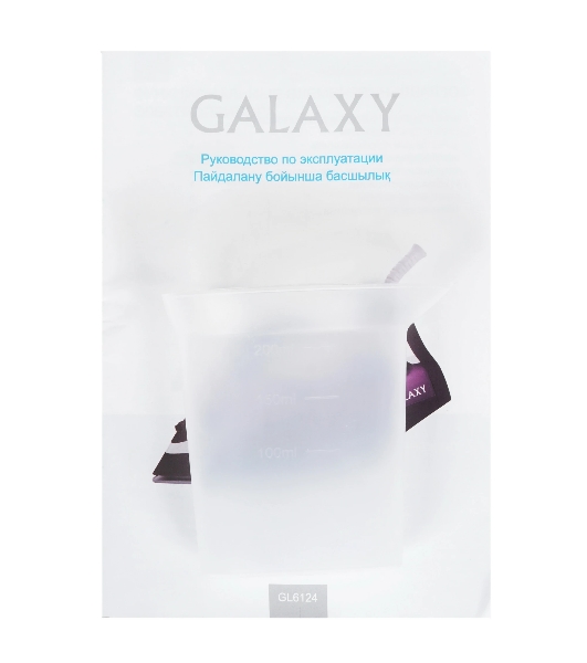 Утюг Galaxy Line GL 6124 фиолетовый/белый, 2500 Вт, 50 г/мин, 230 г/мин, 370 мл