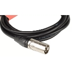 Кабель микрофонный FORCE FMC-05/3XLR (M) - XLR (F), высококачественный балансный, малошумящий с проводниками из безкислородной меди OFC, диаметр 6 мм, профессиональные металлические разъемы, длина 3 м, цвет черный, фото3