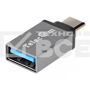 Переходник OTG USB 3.1 Type-C --> USB 3.0 Af  Telecom <TA431M>