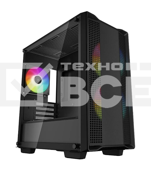 Компьютерный корпус DeepCool CC360 ARGB (R-CC360-BKAPM3-G-1) (mATX, без БП, 2xUSB, с окном)