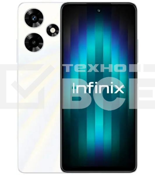 Смартфон Infinix Hot 30, 8/128Gb, белый