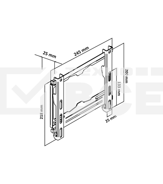 Кронштейн LST-301.01 LE'STER for TV 10