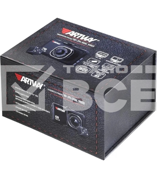 Видеорегистратор Artway AV-394 с двумя камерами 3