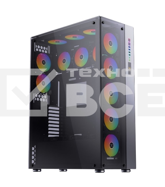 Компьютерный корпус Xigmatek Elysium II (Super EATX, Left/Right/Top Tempered Glass) EN41617