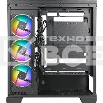 Компьютерный корпус Azza COVE черный без БП ATX 6x120mm 2x140mm 1xUSB2.0 1xUSB3.0 audio bott PSU, фото3